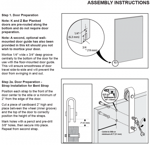 How To Install Barn Door Hardware | MMI DOOR